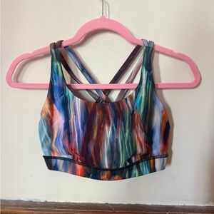 Lululemon Athletica Multicolor Strappy Sports Bra